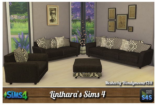 Lintharas Sims 4: Sofa