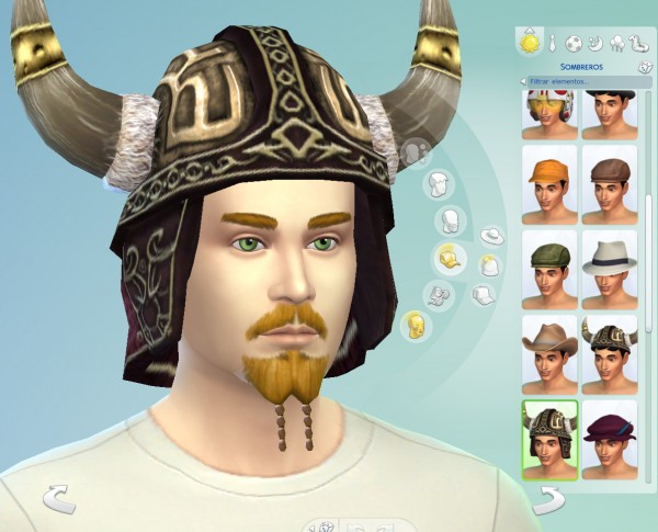  Mod The Sims: Viking hat conversion from TS2 to TS4 by necrodog
