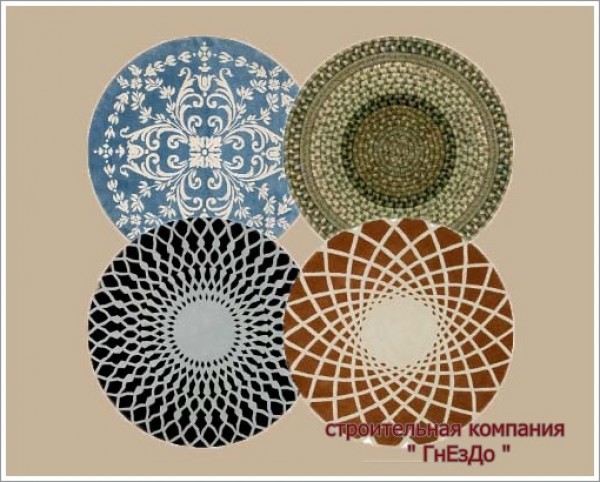  Sims 3 by Mulena: Round abundance rugs