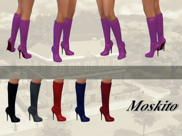  The Sims Resource: Boots High heels 010 by Moskito