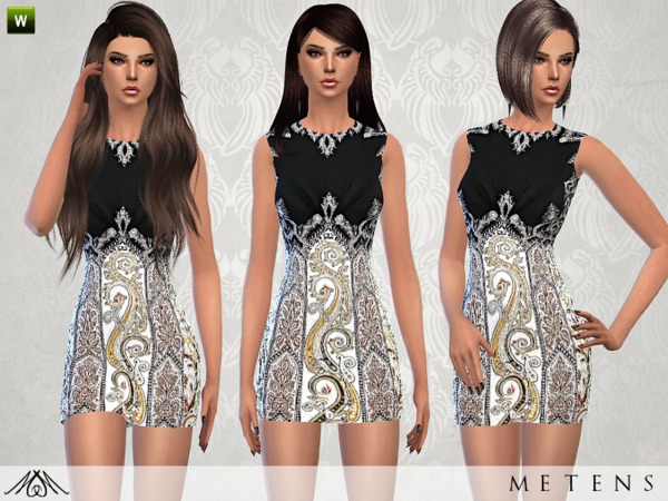  The Sims Resource: Euphoria Dress by Metens