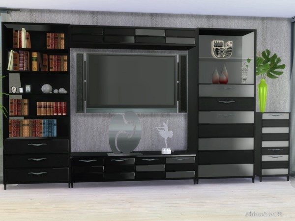  The Sims Resource: Monaco Livingroom by ShinoKCR