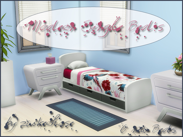  Akisima Sims Blog: Modern Single Beds