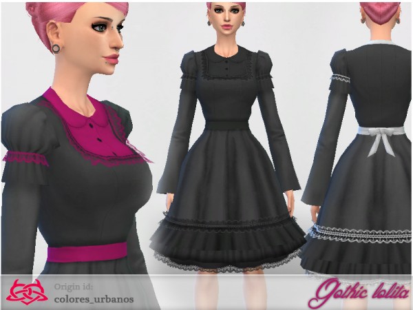 The Sims Resource: Gothic Lolita by Colores Urbanos