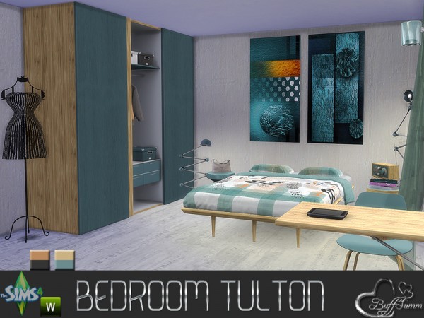  The Sims Resource: Tulton Bedroom by BuffSumm