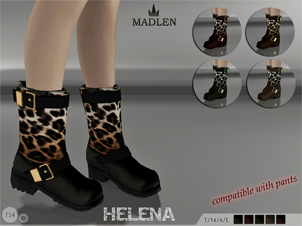  The Sims Resource: Madlen Helena Boots by MJ95