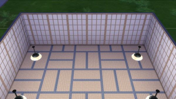 Mod The Sims: Japanese Style Wall and Floor Set by Graphite91