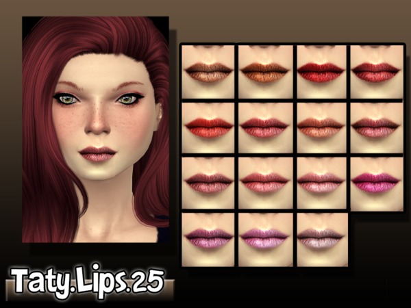  The Sims Resource: Taty Lips 25