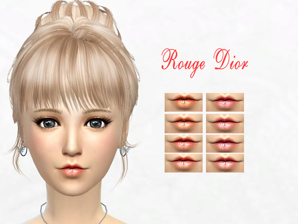  The Sims Resource: Rouge Dior by Sakura Phan