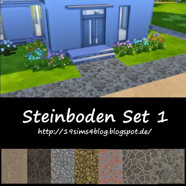  19 Sims 4 Blog: Stone floor