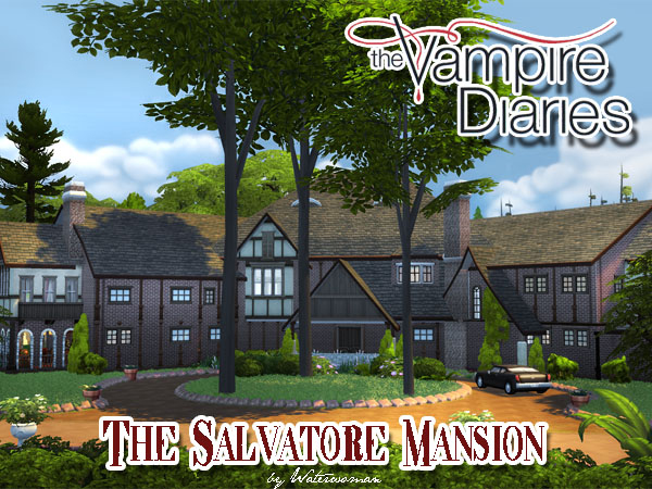  Akisima Sims Blog: The Vampire Diaries – Salvatore Mansion