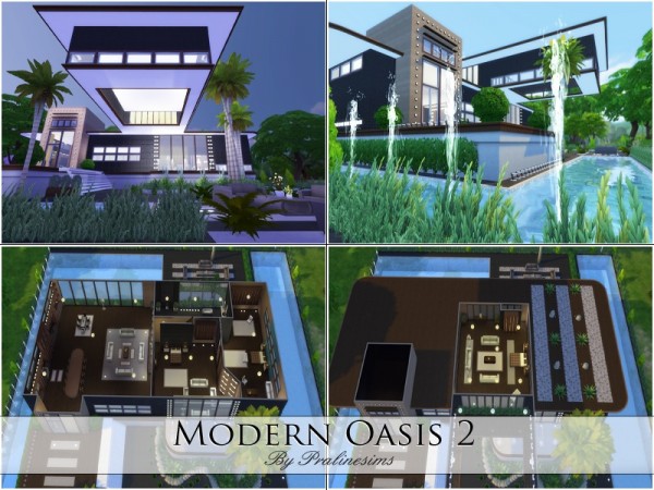  The Sims Resource: Modern Oasis 2 by PralineSims