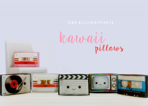  One Billion Pixels: Kawaii Pillows