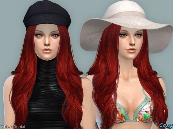  The Sims Resource: Denial   Female Hairstyle by Cazy