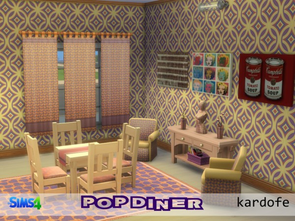  The Sims Resource: Pop Diner by Kardofe