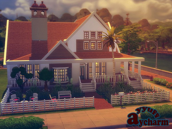  The Sims Resource: Aycharm house by Ayyuff