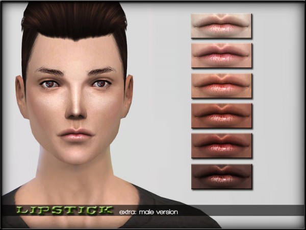  The Sims Resource: LipsSet7 extra: male version by Shojo Angel