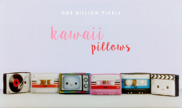  One Billion Pixels: Kawaii Pillows
