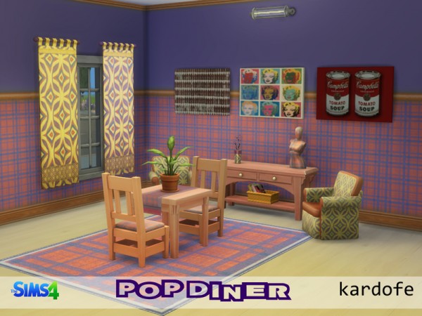  The Sims Resource: Pop Diner by Kardofe