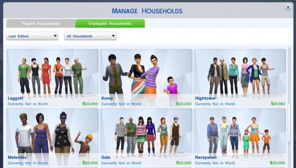  Mod The Sims: Homeless Households Revamp by Shimrod101