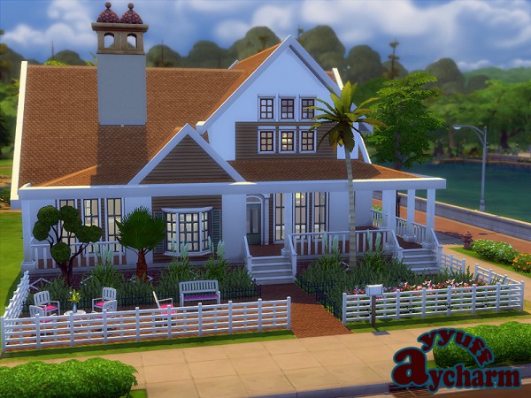  The Sims Resource: Aycharm house by Ayyuff