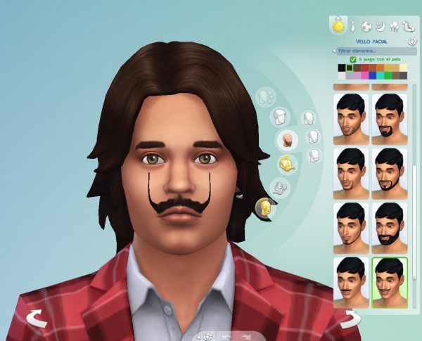  Mod The Sims: Salvador Dali Mustache by necrodog