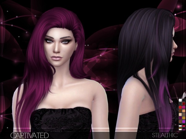  The Sims Resource: Stealthic   Captivated hair