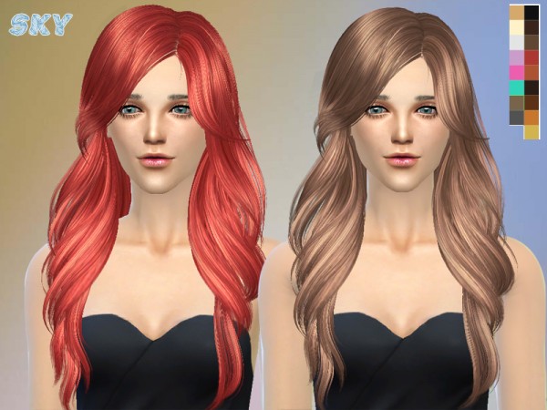  The Sims Resource: Skysims hair 229