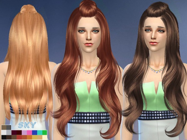  The Sims Resource: Skysims hair 258