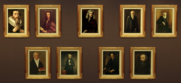  Mod The Sims: Great Scientists   9 Portraits Paintings Pack 1 by ironleo78