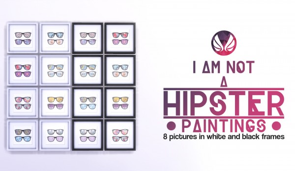  Simsational designs: I am Not a Hipster! Paintings