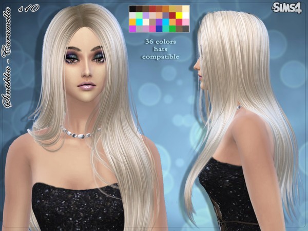  The Sims Resource: Sintiklia   Hair s10 Caramella