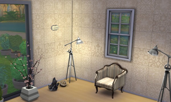  Mod The Sims: 7 fabric walls   seamless   volume 2 by Blackgryffin