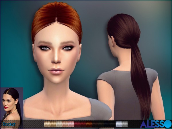  The Sims Resource: Rocket Hair by Alesso