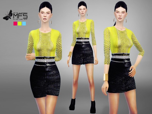  MissFortune Sims: Kylie Dress