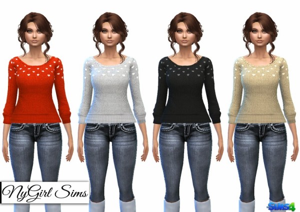  NY Girl Sims: Valentines Sweater