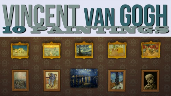  Mod The Sims: Vincent van Gogh   10 Paintings by ironleo78