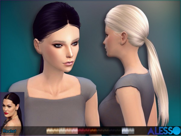  The Sims Resource: Rocket Hair by Alesso