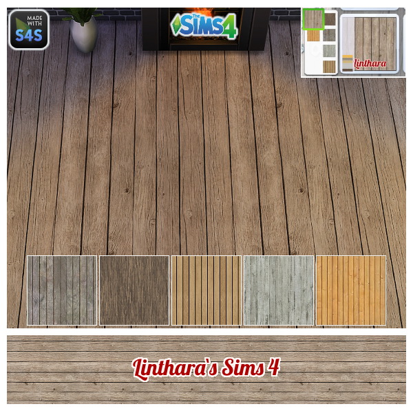  Lintharas Sims 4: Floor set