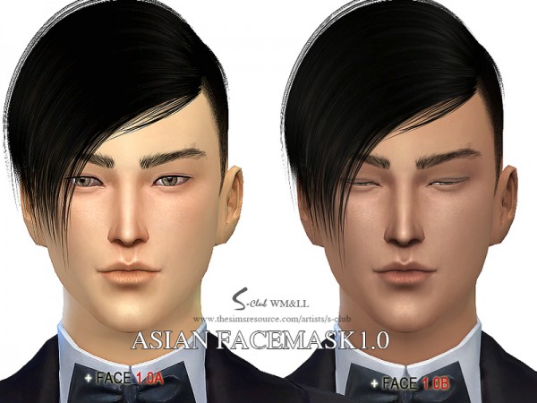  The Sims Resource: WMLL ts4 ASIAN Facemask1.0 by S Club