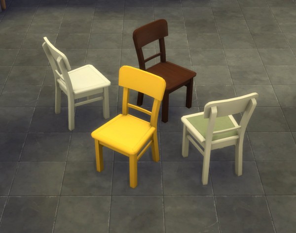  Mod The Sims: Canonical Kitchen Chair  by plasticbox