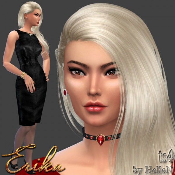  Sims Creativ: Erika by HelleN