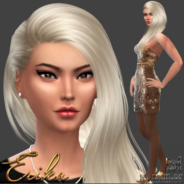  Sims Creativ: Erika by HelleN