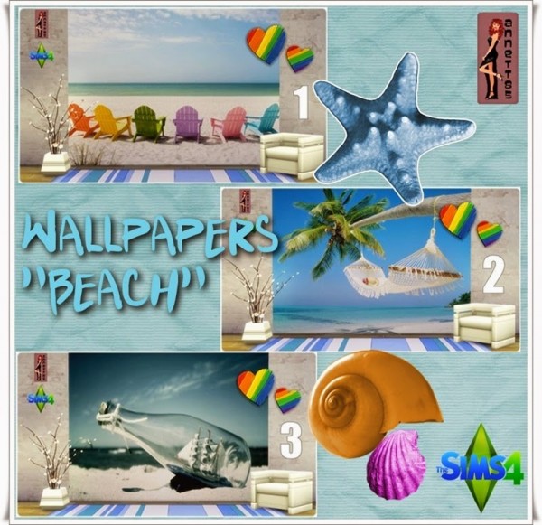  Annett`s Sims 4 Welt: Wallpapers Beach
