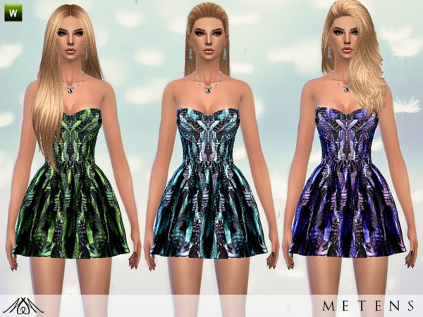  The Sims Resource: Riverwood Dress by Metens