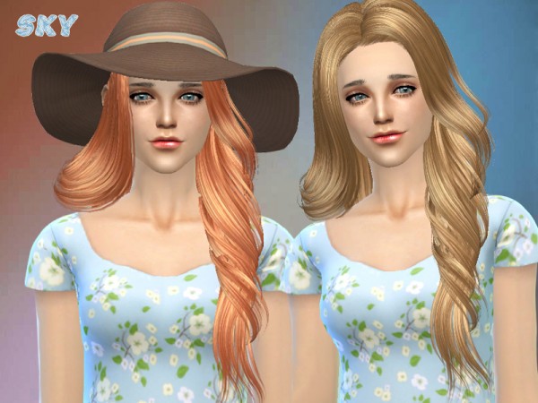  The Sims Resource: Hairstyle 210 by Skysims