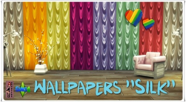  Annett`s Sims 4 Welt: Wallpapers Silk