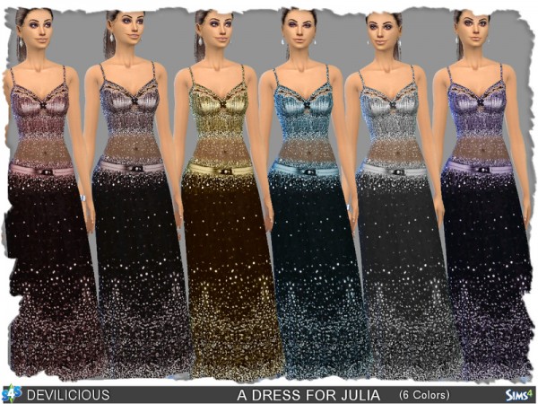  The Sims Resource: Outfits For Julia by Devilicious
