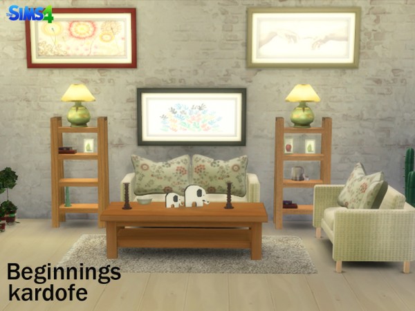  The Sims Resource: Beginnings livingroom