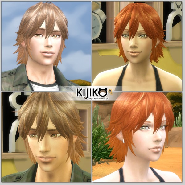 Kijiko: Spiky Layered (for male) â€¢ Sims 4 Downloads